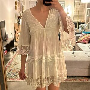 100% cotton Italian boho dress